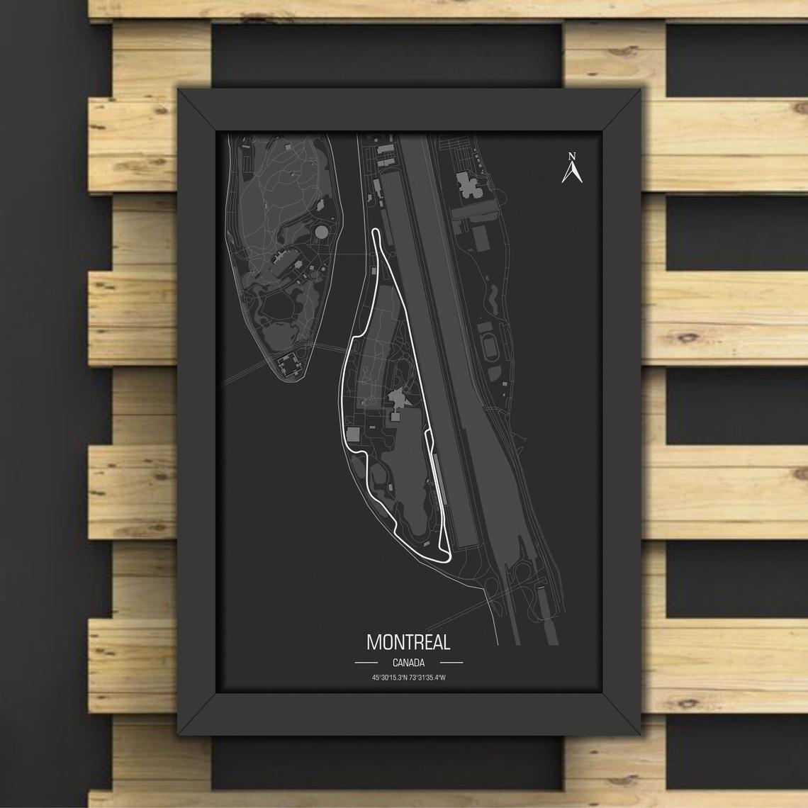 Montreal - Circuit Poster - Formula Essentials