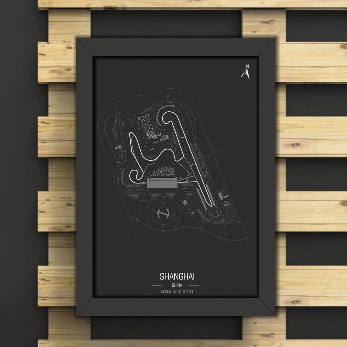 Shanghai - Circuit Poster - Formula Essentials