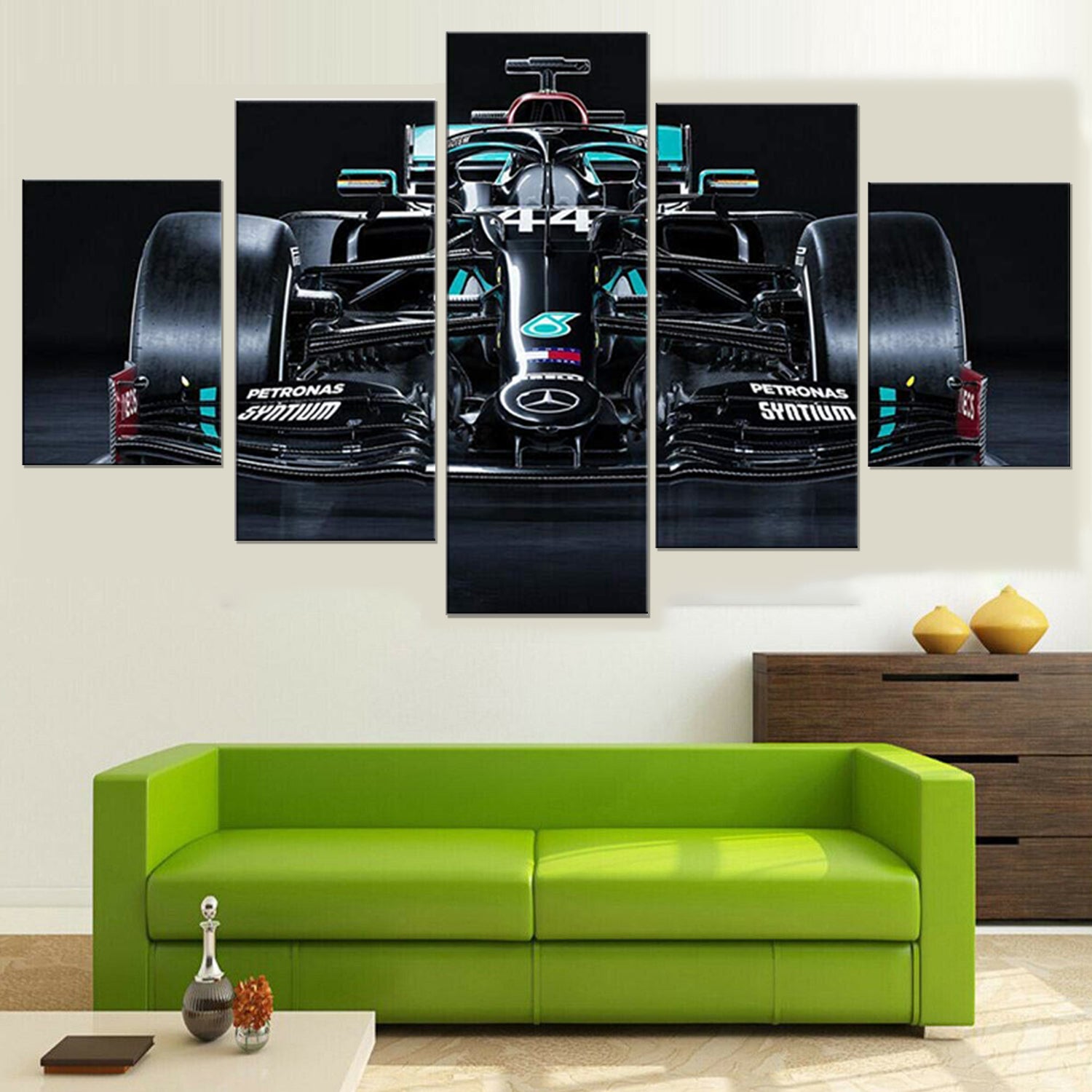 Poster & Bildende Kunst | F1 Essentials | mercedes-amg-w11-5-piece-poster | Mercedes-AMG W11 Lewis Hamilton 5-Piece - Poster