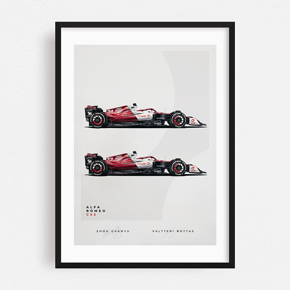 Alfa Romeo C42 Team - Poster