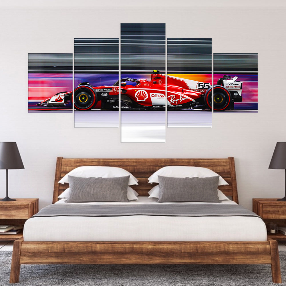 Ferrari SF-23 Carlos Sainz 5-Piece - Poster