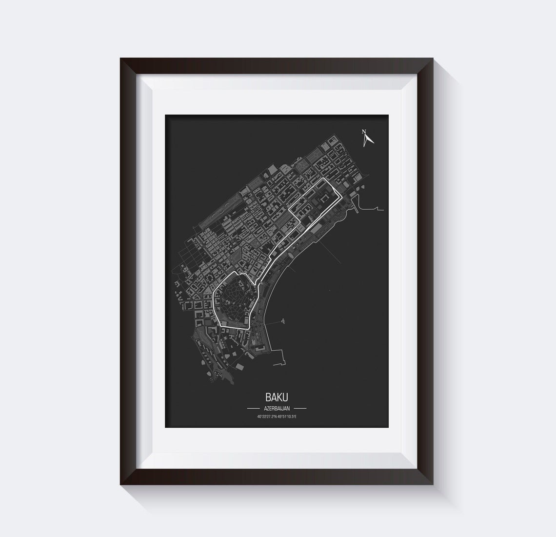 Baku - Circuit Poster - Formula Essentials