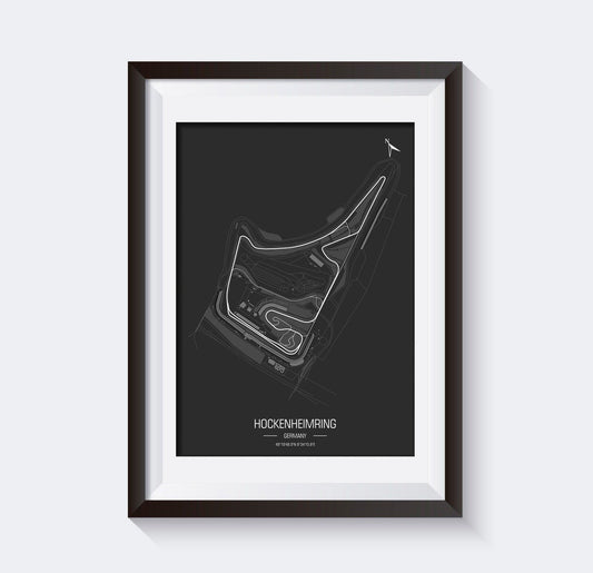 Hockenheimring - Circuit Poster - Formula Essentials