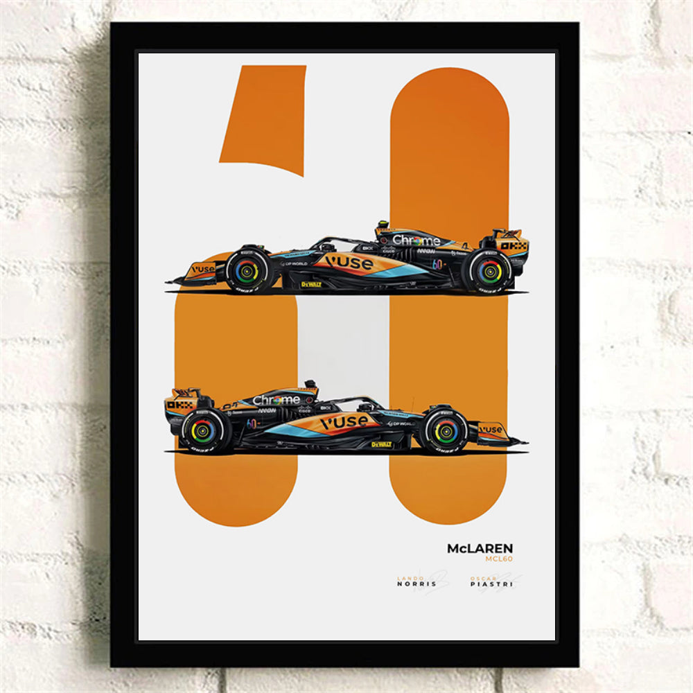 Mclaren MCL60 Team - Poster