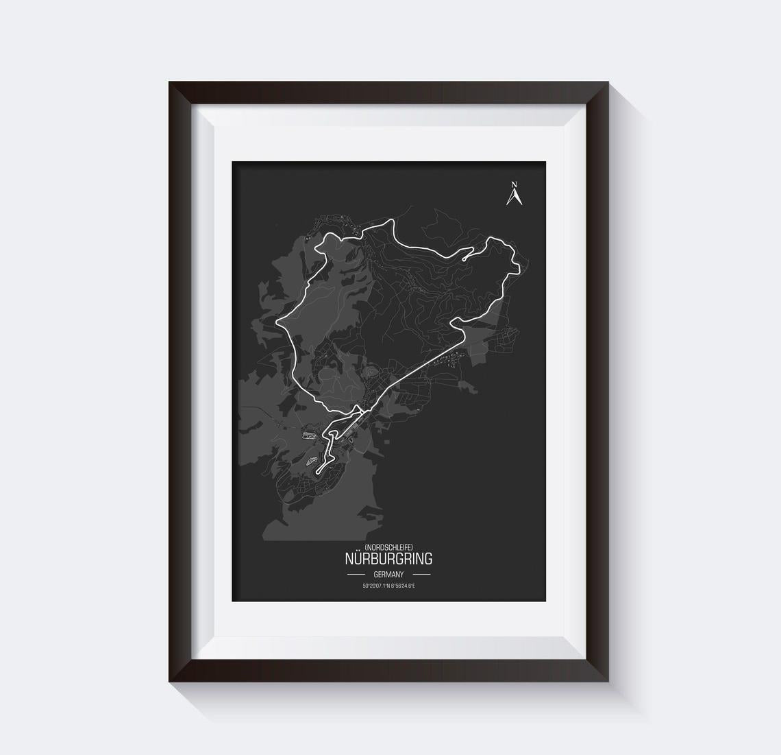 Nürburgring Nordschleife - Circuit Poster - Formula Essentials