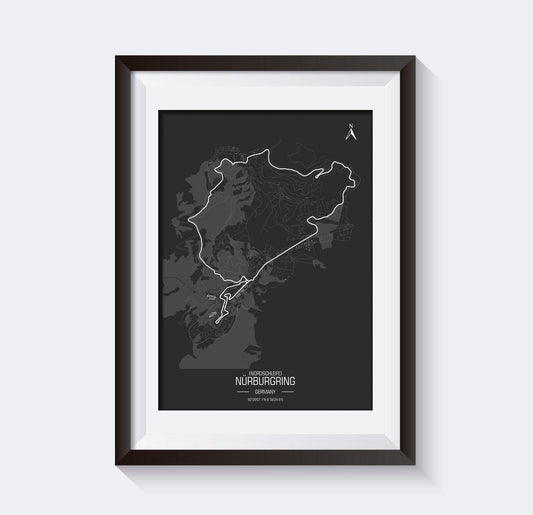 Nürburgring Nordschleife - Circuit Poster - Formula Essentials