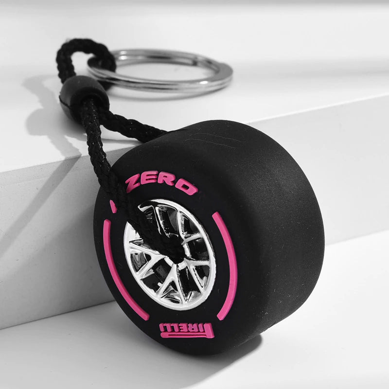 F1 Tire Keychain