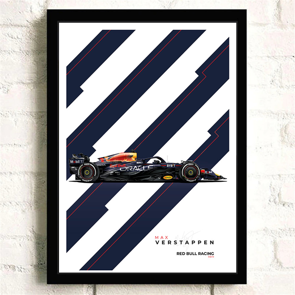 Red Bull RB19 Max Verstappen - Poster - Formula Essentials