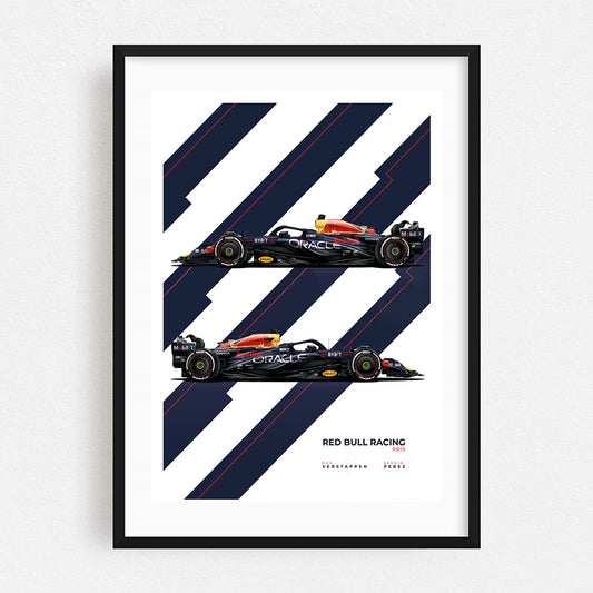 Red Bull RB19 Team - Poster - Formula Essentials