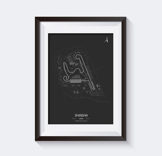 Shanghai - Circuit Poster - Formula Essentials