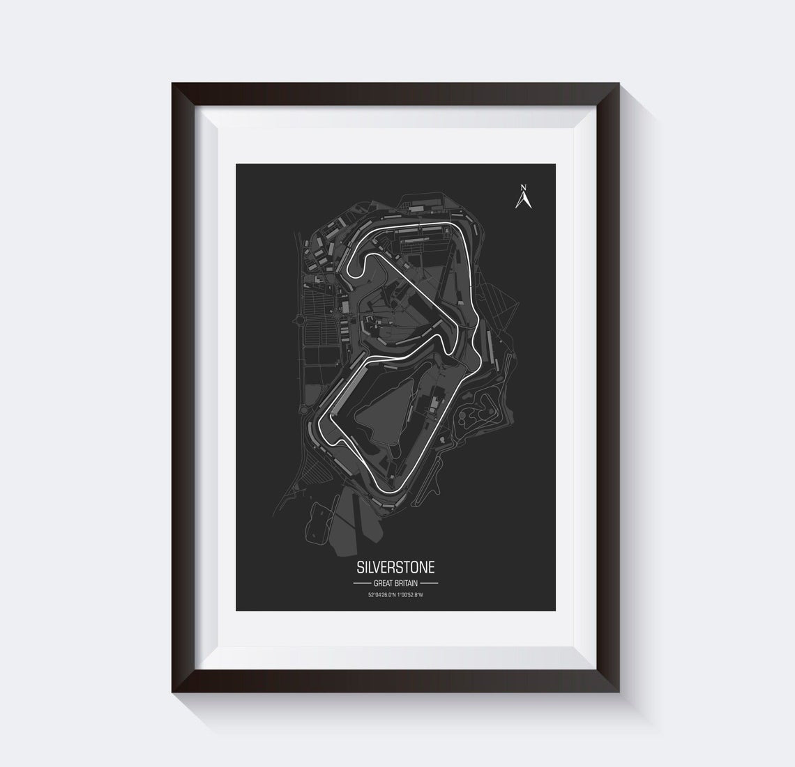 Silverstone - Circuit Poster - Formula Essentials