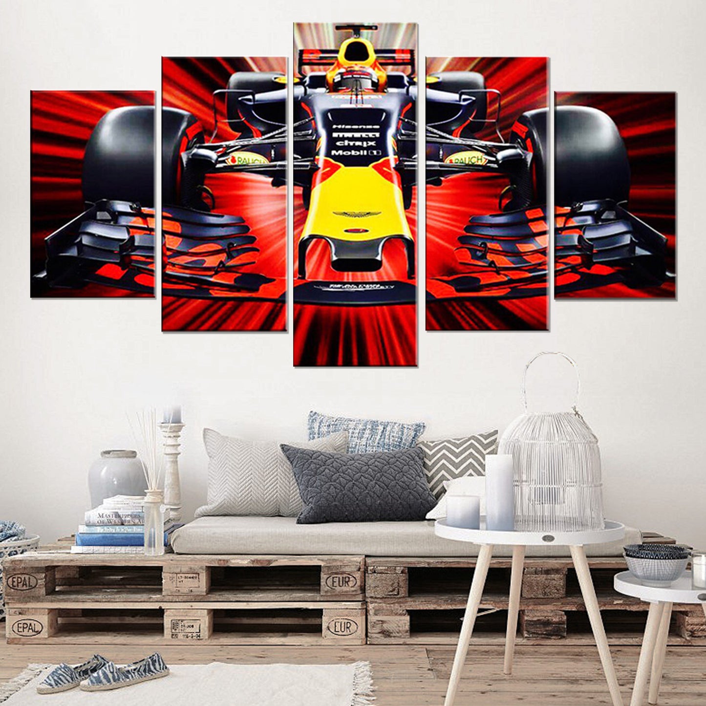 Poster & Bildende Kunst | F1 Essentials | red-bull-rb13-5-piece-poster | Red Bull RB13 5-Piece - Poster
