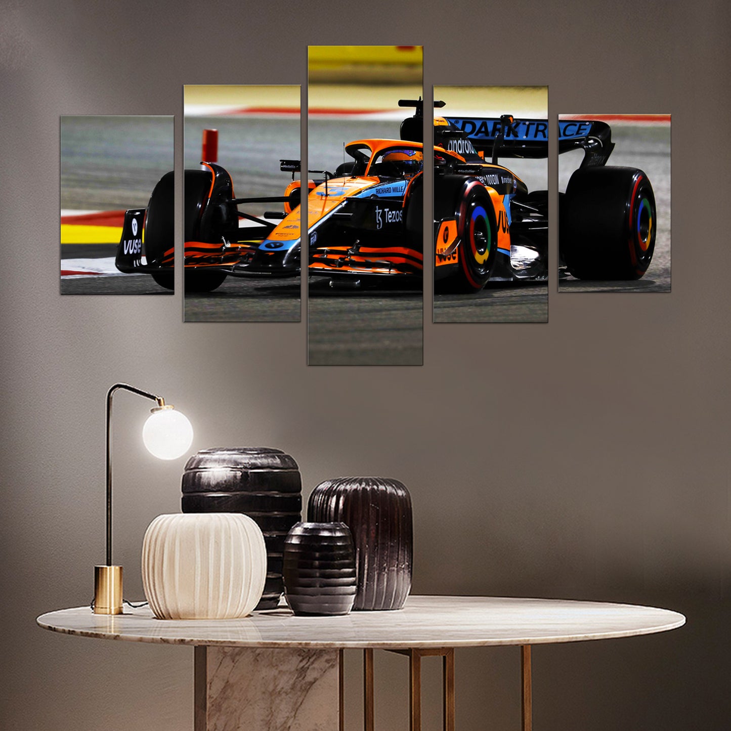 Poster & Bildende Kunst | Formula Essentials | mclaren-mcl36-daniel-ricciardo-5-piece-poster | Mclaren MCL36 Daniel Ricciardo 5-Piece - Poster
