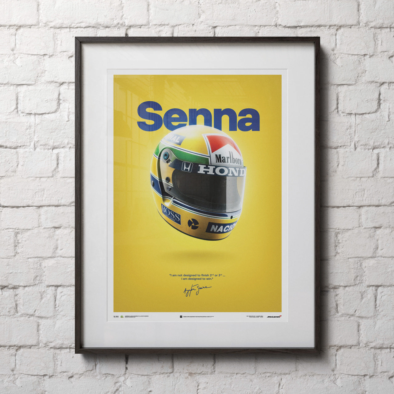 Poster & Bildende Kunst | Formula Essentials | ayrton-senna-helmet | Ayrton Senna Helmet