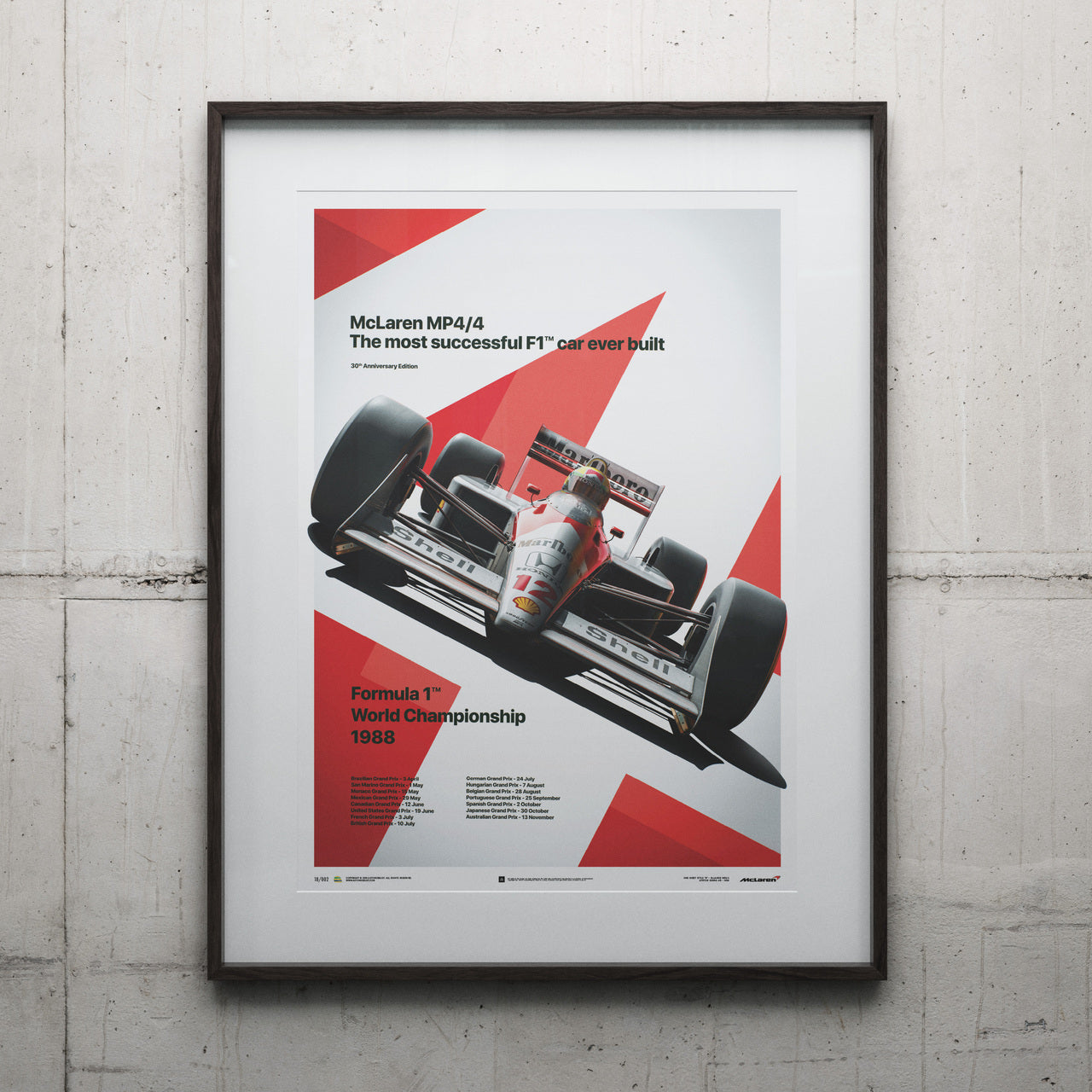 Poster & Bildende Kunst | Formula Essentials | mclaren-mp4-4-the-most-successful-f1-car-ever-built | Mclaren MP4/4 the most successful F1 car ever built