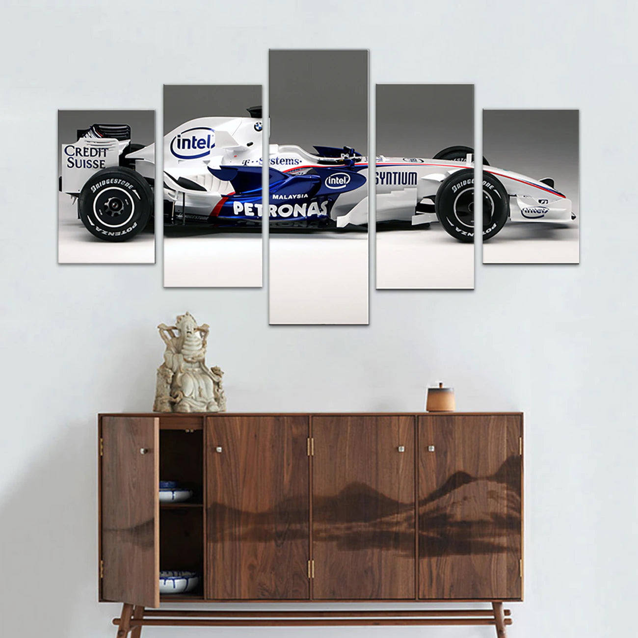 Poster & Bildende Kunst | Formula Essentials | bmw-sauber-f1-08-5-piece-poster | BMW Sauber F1.08 5-Piece - Poster