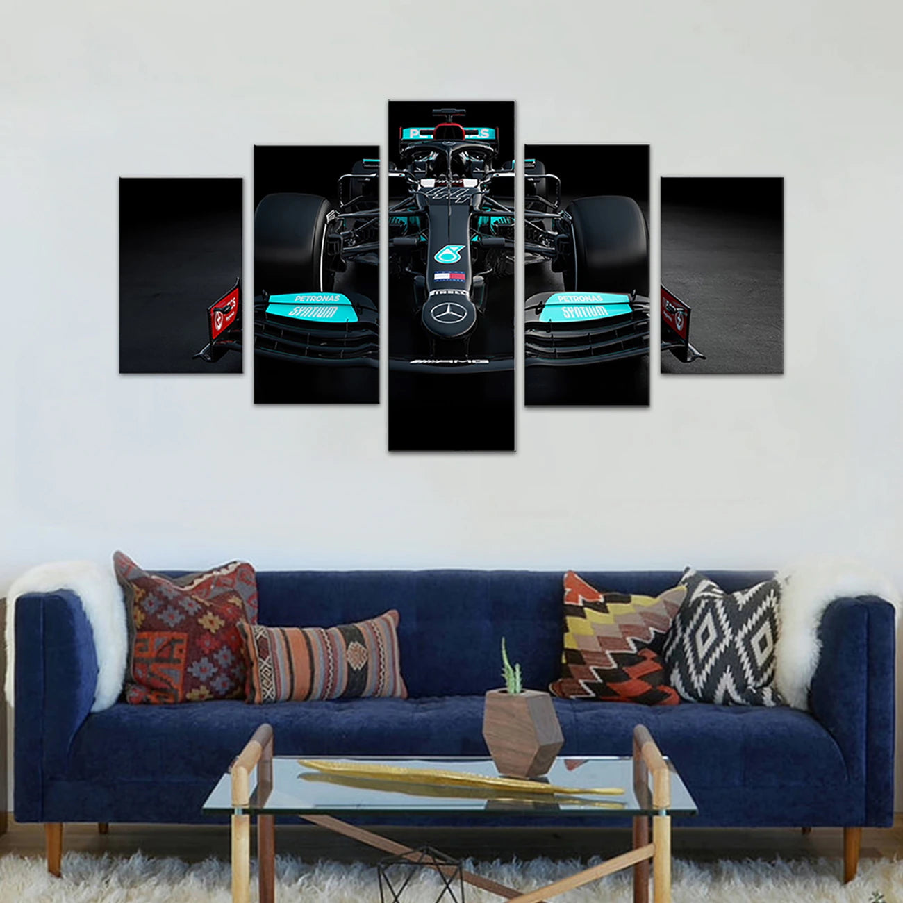 Poster & Bildende Kunst | Formula Essentials | mercedes-amg-w12-lewis-hamilton-5-piece-poster | Mercedes-AMG W12 Lewis Hamilton 5-Piece - Poster