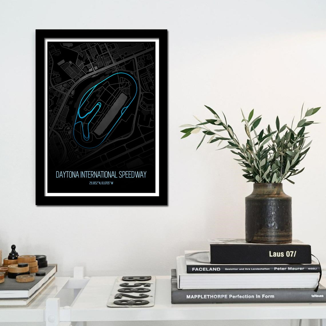 Poster & Bildende Kunst | Formula Essentials | daytona-circuit-poster-v2 | Daytona - Circuit Poster V2