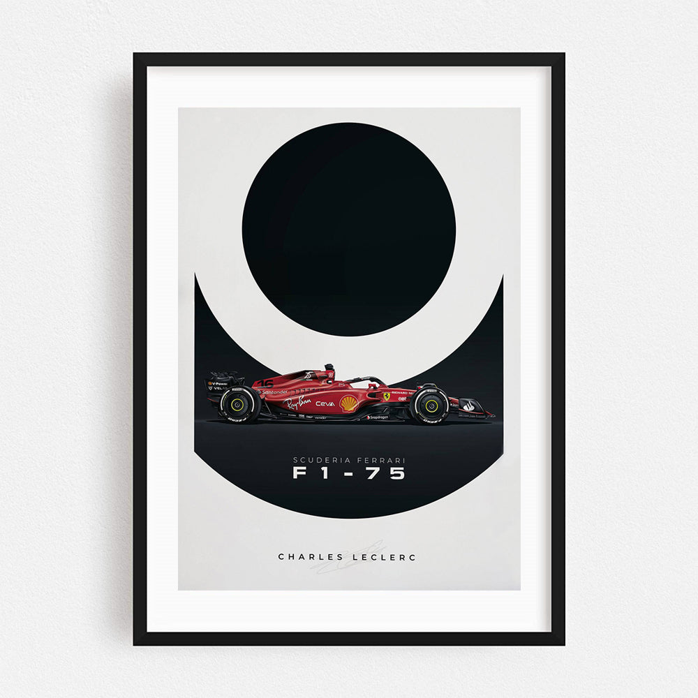 Poster & Bildende Kunst | Formula Essentials | ferrari-f1-75-charles-leclerc-poster | Ferrari F1-75 Charles Leclerc - Poster