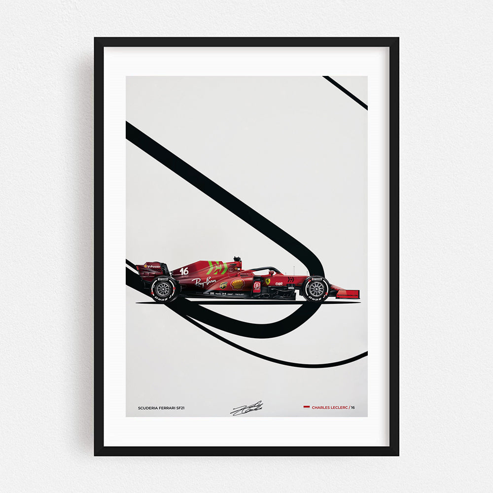 Ferrari SF-23 Charles Leclerc - Poster – Formula Essentials