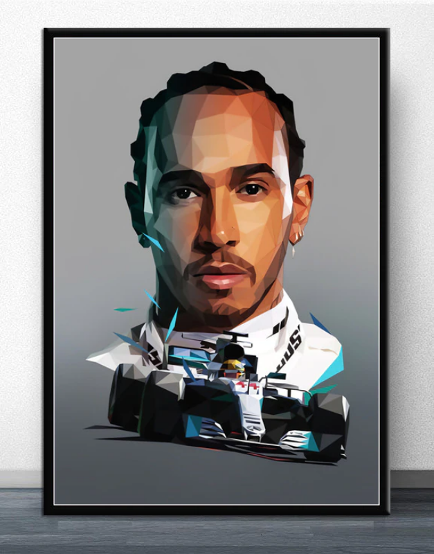Poster & Bildende Kunst | F1 Essentials | lewis-hamilton-poster | Lewis Hamilton - Poster