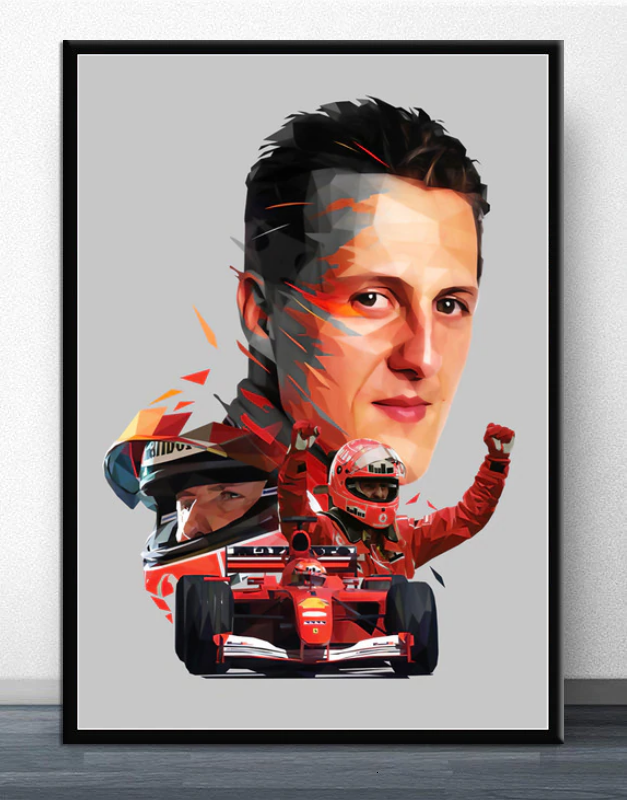 Poster & Bildende Kunst | F1 Essentials | michael-schumacher-poster | Michael Schumacher - Poster