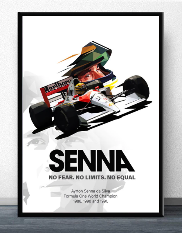 Poster & Bildende Kunst | F1 Essentials | ayrton-senna-poster | Ayrton Senna - Poster