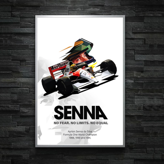Poster & Bildende Kunst | F1 Essentials | ayrton-senna-poster | Ayrton Senna - Poster