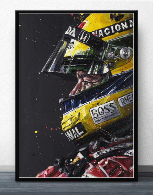 Poster & Bildende Kunst | F1 Essentials | ayrton-senna-art | Ayrton Senna Art