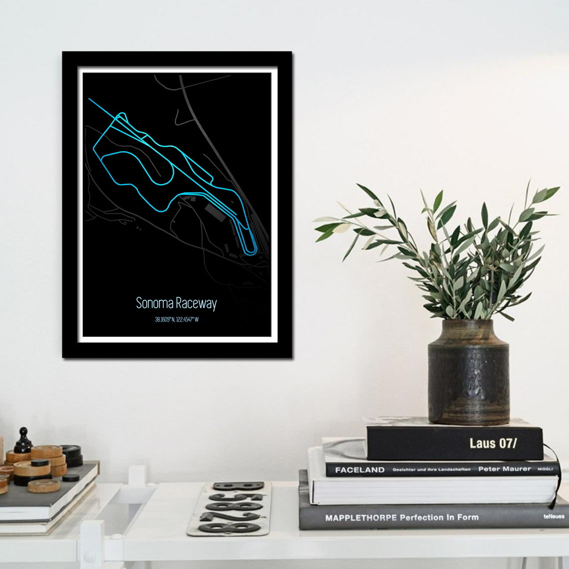 Poster & Bildende Kunst | Formula Essentials | sonoma-raceway-circuit-poster-v2 | Sonoma Raceway - Circuit Poster V2