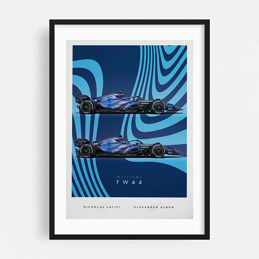 Poster & Bildende Kunst | Formula Essentials | williams-fw44-team-poster | Williams FW44 Team - Poster