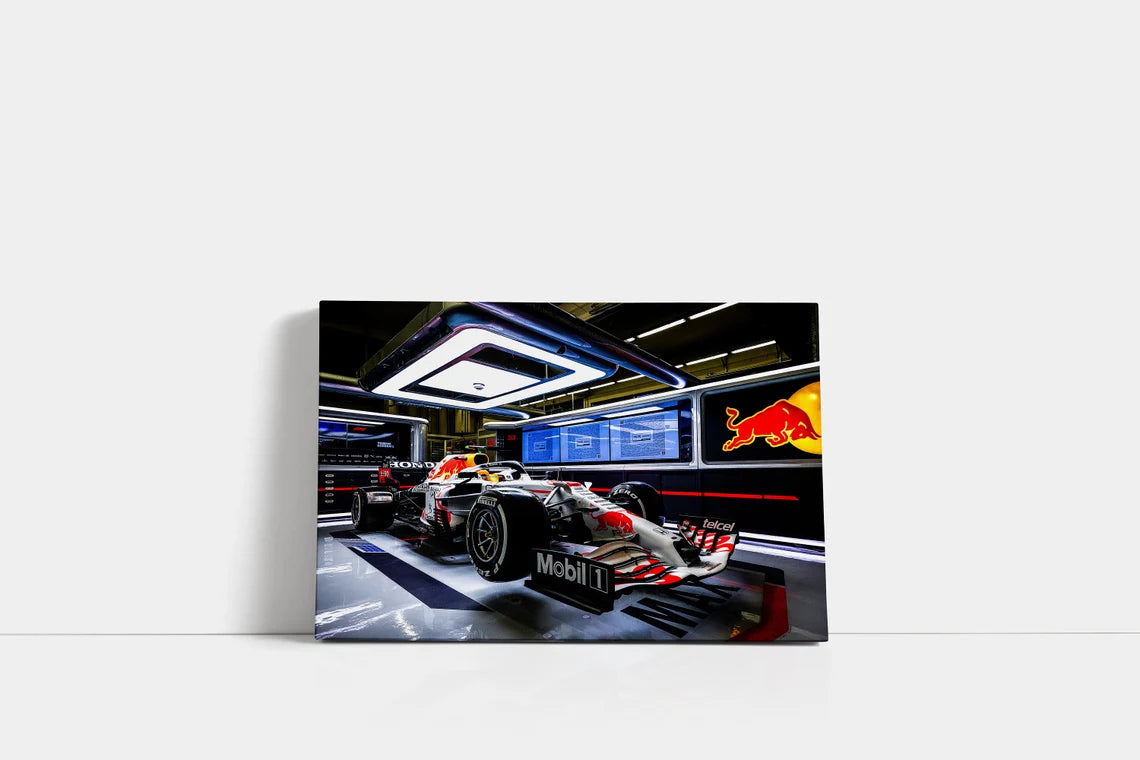 Poster & Bildende Kunst | Formula Essentials | red-bull-rb16b-max-verstappen-car-poster-2 | Red Bull RB16b Max Verstappen - Car Poster