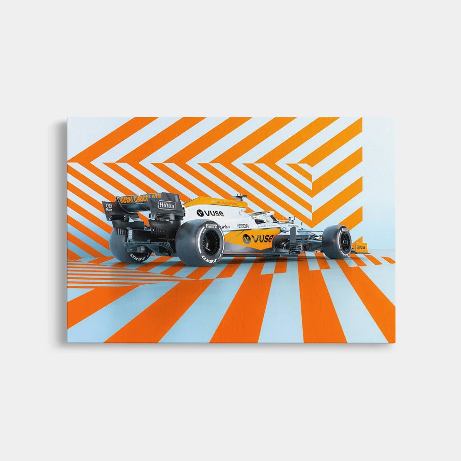 Poster & Bildende Kunst | Formula Essentials | mclaren-mcl35m-lando-norris-car-poster | Mclaren MCL35M Lando Norris - Car Poster