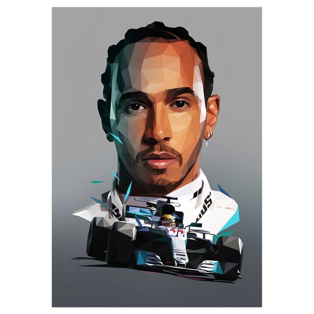 Poster & Bildende Kunst | F1 Essentials | lewis-hamilton-poster | Lewis Hamilton - Poster